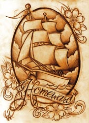 Bateau Sailor Jerry Tatouage