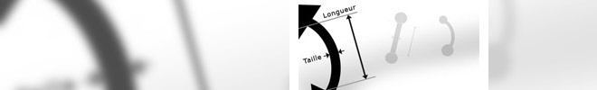 Taille et dimensions du piercing