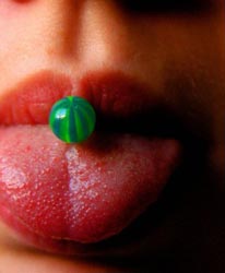 Piercing à la langue