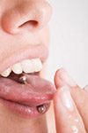 Piercing langue