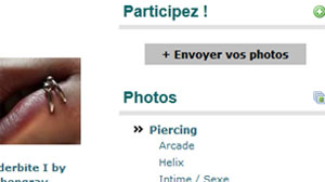 Votre photo piercing