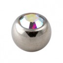 
Boule Diamant Strass Multicolore Seule