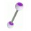 Piercing Langue Violet Réactif UV