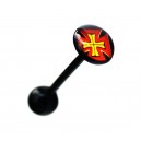 
Langue Blackline Croix Jaune / Rouge