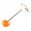Piercing Langue Composé Orange réactif UV