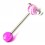 Piercing Langue Composé Violet / Blanc