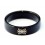 Bijou Bague Noire Réactive UV Azteque