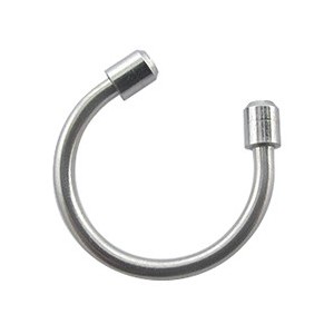 Piercing Fer &agrave; Cheval Acier Chirurgical Capsules