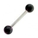 
Langue Acrylique Etoile Rose / Noir