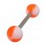 Piercing Langue Acrylique Orange