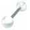 Piercing Langue Acrylique Blanc