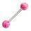 Piercing Langue Acrylique Rose / Violet