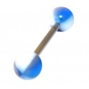 
Langue Acrylique Bleu / Blanc