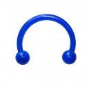 
Tragus / Septum Bioplast Bleu fonc&eacute; Boules