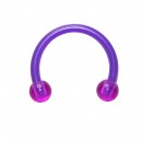 
Tragus / Septum Bioplast Violet Boules