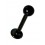 Piercing Labret Blackline Anodisé Noir Boule