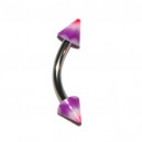 Arcade Acrylique Vagues Violet / Rose