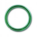 
Labret / Anneau Titane Anodis&eacute; Vert