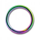 
Labret / Anneau Titane Anodis&eacute; Multicolore