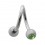 Piercing Spirale Acier Chirurgical Diamant Vert