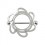 Piercing Téton Acier Chirurgical Ornement Fleur 2
