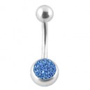 Piercing Nombril Diamants Swarovski Bleus
