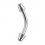 Piercing Arcade Acier Chirurgical Cônes Diamants Roses