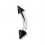 Piercing Arcade Acrylique Noir Piques