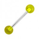
Langue Acrylique Jaune Transparent