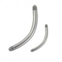 Barre Piercing Barbell Banane Titane