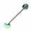 Piercing Langue Vert / Blanc Trans