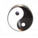 Plug Oreille / Lobe Acier Chirurgical 316L Yin Yang