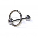 
Langue Acier Chirurgical Esclave Anneau BCR