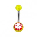 
Nombril Acrylique Transparent Jaune The Punisher