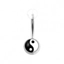 
Nombril Acrylique Transparent Yin et Yang