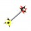 Piercing Téton Silicone Noir / Jaune / Rouge