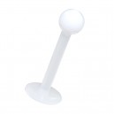 
L&egrave;vre / Tragus Stud Bioflex Blanc