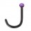 Piercing Nez Blackline Diamant Violet