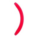 Barre Piercing Banane Bioflex / Bioplast Rouge