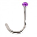 
Nez Acier Chirurgical Diamant Violet